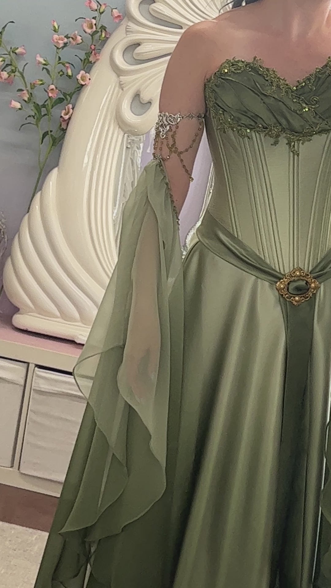 Elven Bridal Sleeves – Firefly Path