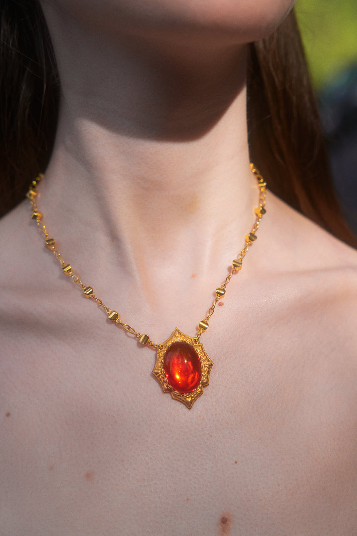 Sunfire Pendant Necklace