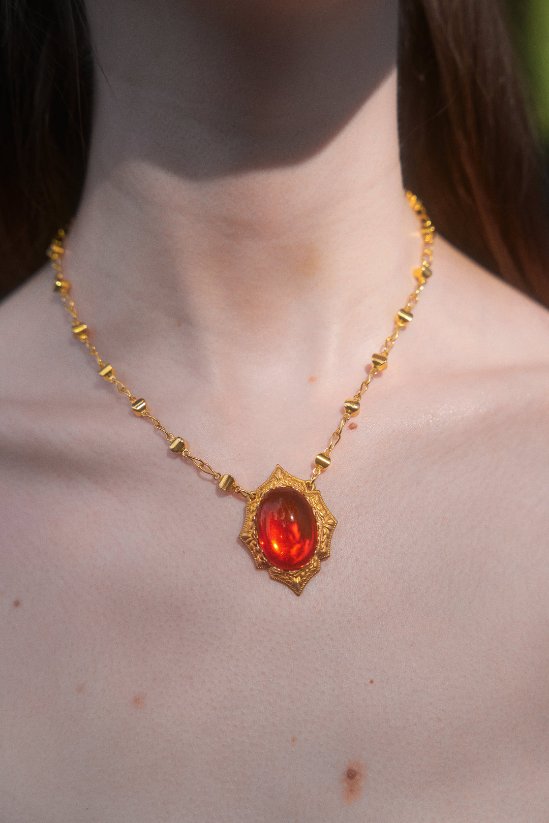 Sunfire Pendant Necklace