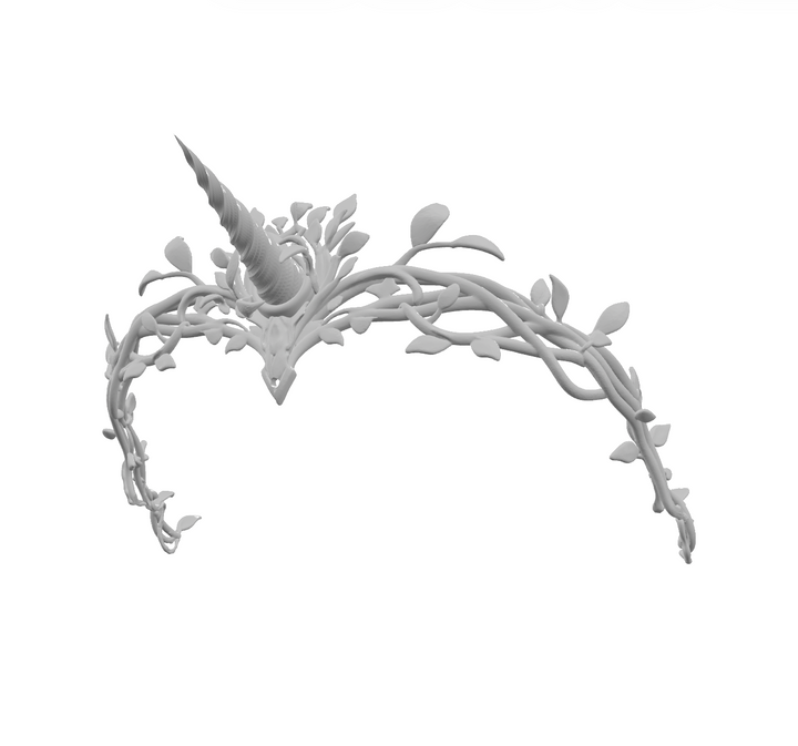STL File: Unicorn Crown
