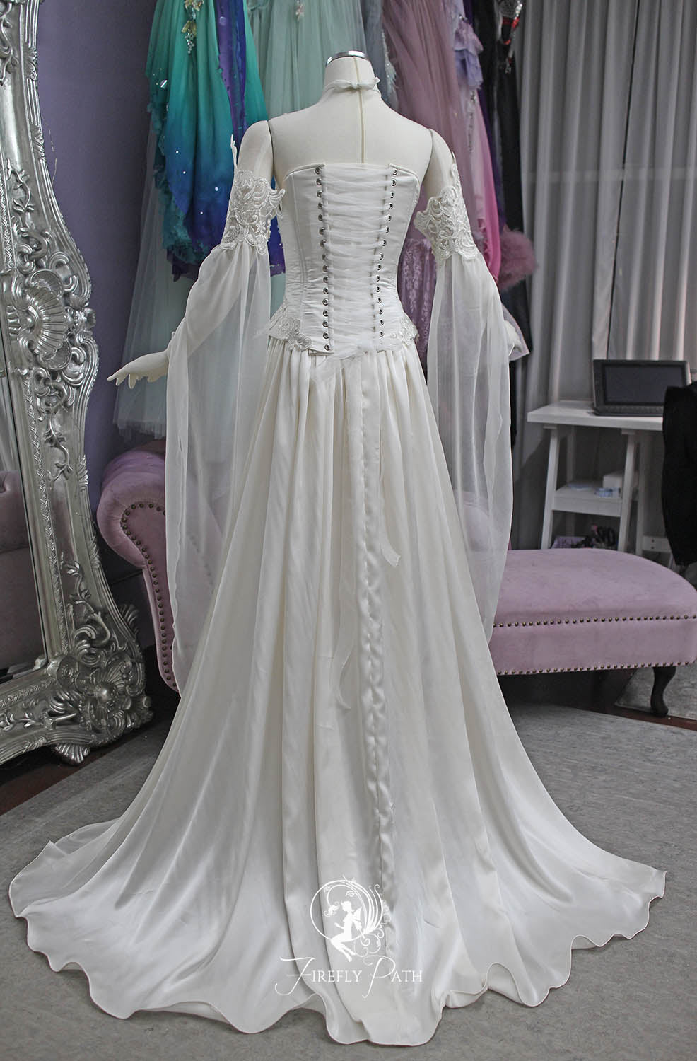Medieval Elven Cape Hood Medieval Wedding Dress With Long Sleeves And Lace  Embroidery Renaissance Fantasy Victorian Bride Gown From Alegant_lady, $199  | DHgate.Com