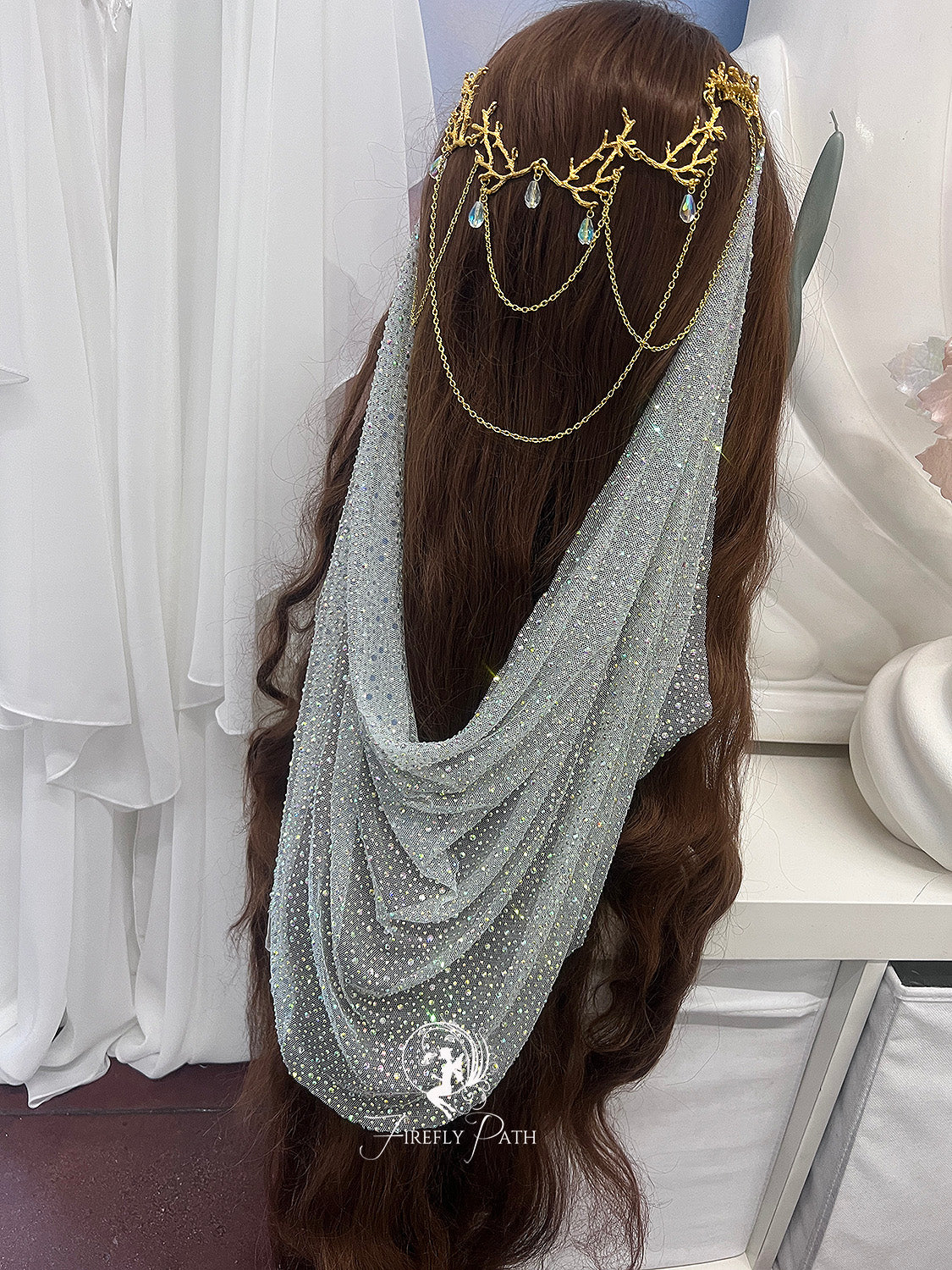 Ethereal Wedding Veil – Firefly Path