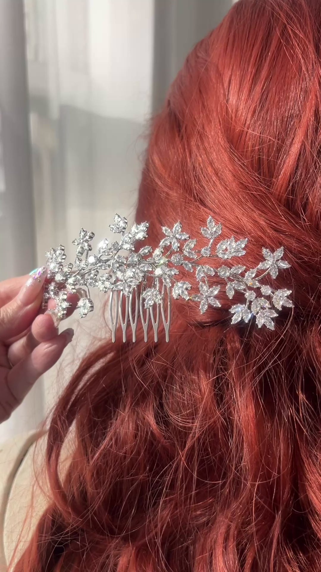 Crystal Vine Comb