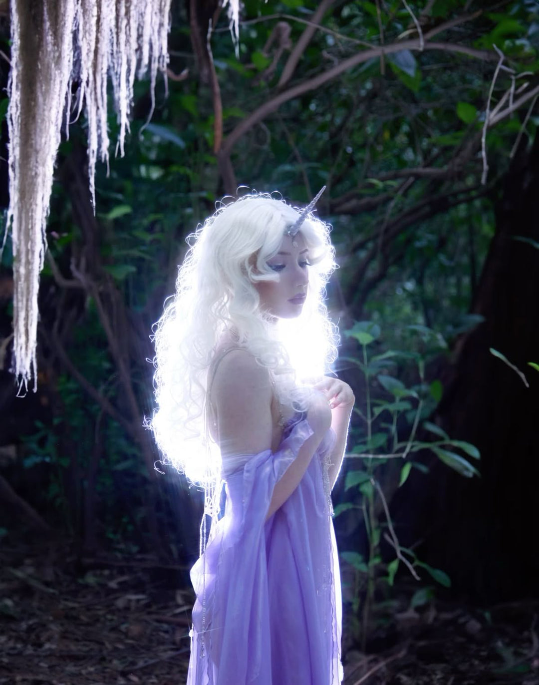 Lavender Unicorn Horn Circlet