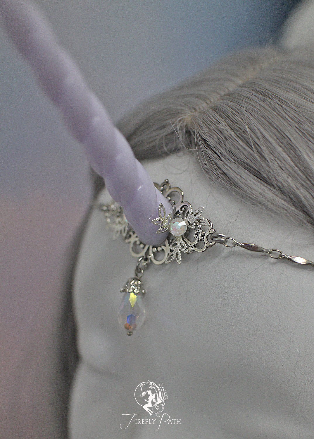 Lavender Unicorn Horn Circlet