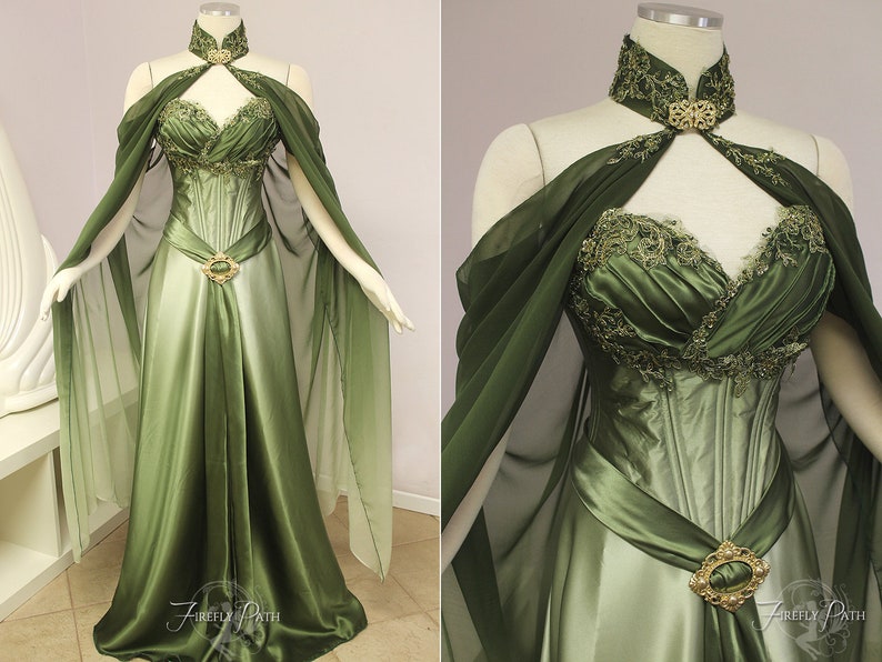 Elven Bridal Gown Firefly Path Elven Bridal Gown Firefly Path