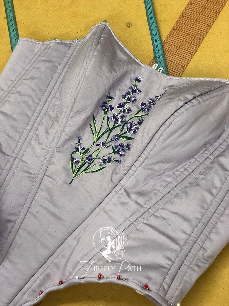 July 2021 - Lavender embroidery pattern — Embellished Elephant