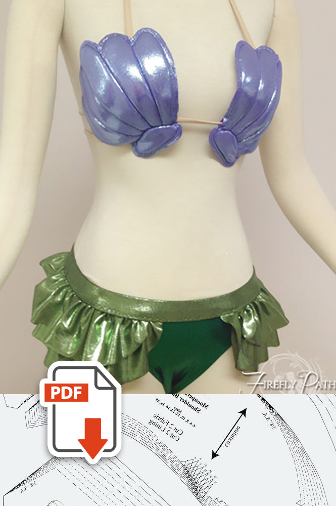 Sewing Pattern: Mermaid Bathing Suit PDF